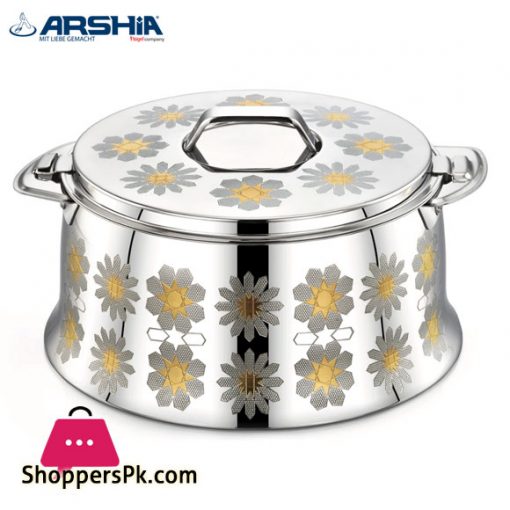 Arshia Belly Shape 3500 ML Hot Pot With Line Design - 2733 HP118
