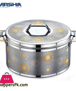 Arshia Stainless Steel Hot Pot Bubble Design - 7.5 Liter
