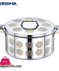 Arshia Stainless Steel Hot Pot Star Design - 5 Liter