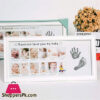 Baby My First Year Picture Photo Frame Hand And Foot Stamp Frame Baby Gift