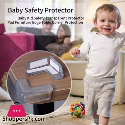Baby Safety Silicone Protector Table Corner Edge Protection ( Child Corner Guards ) 4-Pcs