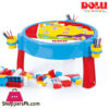 Dolu 2-In 1 Activity Table With 100 Jumbo Blocks - 3072 Turkey Made