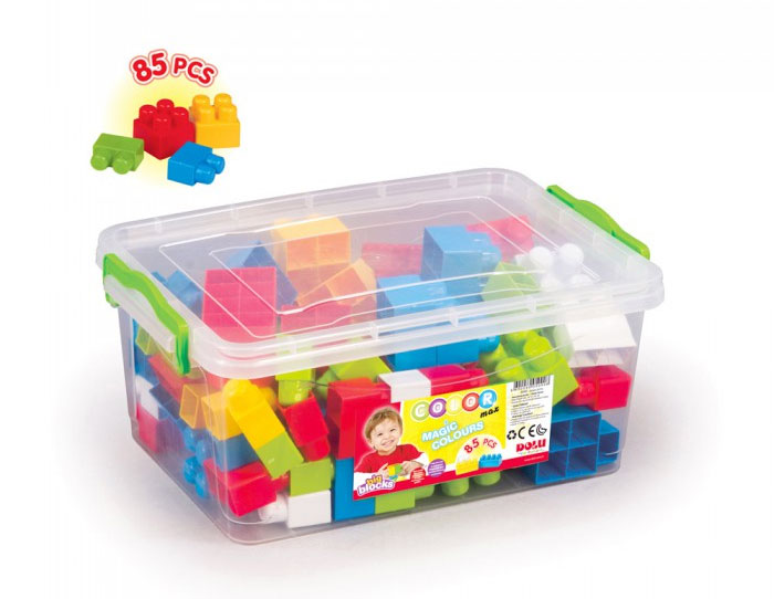 Dolu Big Blocks In Plastic Box 85 Pcs - 5090 Turkey Made