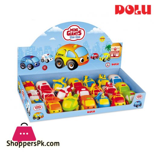 Dolu Tiny Car Giants Counter Toys Pack of 12 - 5041 Turkey Made