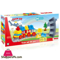 Dolu Train Set 36 Pcs Blocks – 5080 Turkey Made
