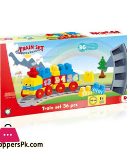Dolu Train Set 36 Pcs Blocks – 5080 Turkey Made