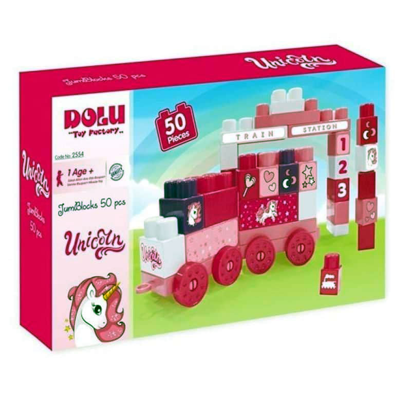 Dolu Unicorn Jum Blocks 50 Piece - 2554 Turkey Made