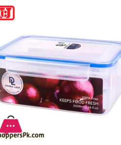 JCJ Double Lock Food Storage 2000 ml Thailand Made – 9114