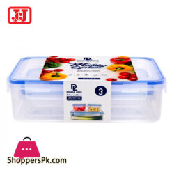 JCJ Double Lock Modular Food Keeper 3 Pcs Thailand Made – 99512