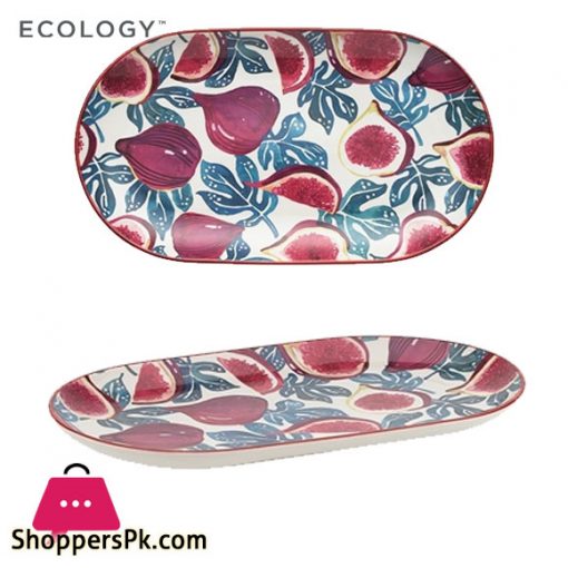 Ecology Punch Fig Medium Oval Platter 32cm - EC1542