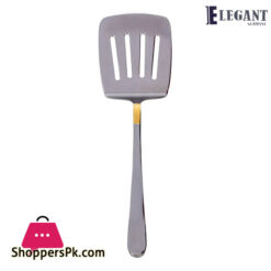 ELEGANT Stainless Steel Serving Spoons Turner Golden Inlay ( Lining) 1-Piece - TR0028