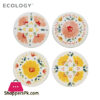 Ecology Clementine Coasters Set Of 4 - Ec63308