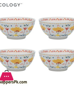 Ecology Clementine Set of 4 Ice Cream Bowls 12cm - EC63314