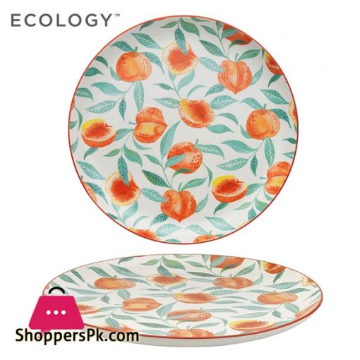 Ecology Punch Peach Large Round Platter 36cm - EC1553