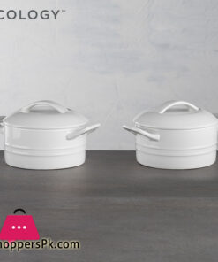 Ecology Set of 2 Signature Casserole 300ml with Lid - EC15419
