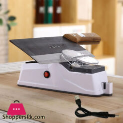 Electric USB Knife Sharpener Adjustable Kitchen Knife Tool Scissor Sharpener