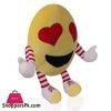 Emoji Stuffed Smiley Cushion Pillow Soft Toy with Legs and Hands (Heart Eyes Smiley)
