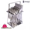 Elegant Stainless Steel Cutlery Set with Display Stand Silver 24 – Pieces – EH1005