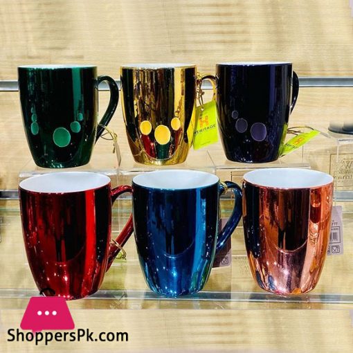 Heritage Colorism Single Shade Mugs - Set of 6