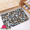 Home Floor Mat 3D Cobblestone Kitchen Rug Door Mats Kitchen Carpets Anti-Slip Indoor Doormat Carpet For Living Room Washable Size 50 X 70Cm