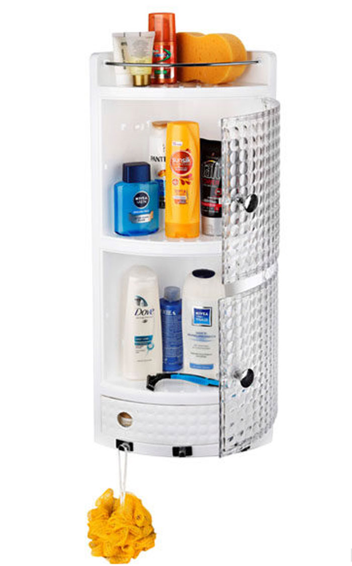 Home Ket 3-Tiar Bathroom Organizer Corner Rack - Iran Made 4 Home Ket 3-Tiar Bathroom Organizer Corner Rack - Iran Made