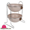 Homeket Maya Round Onion Potato Basket - 2 Layer