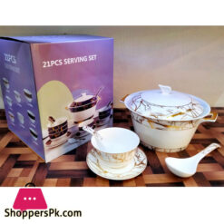 Imperial Ceramic Serving Set of 21 Pcs