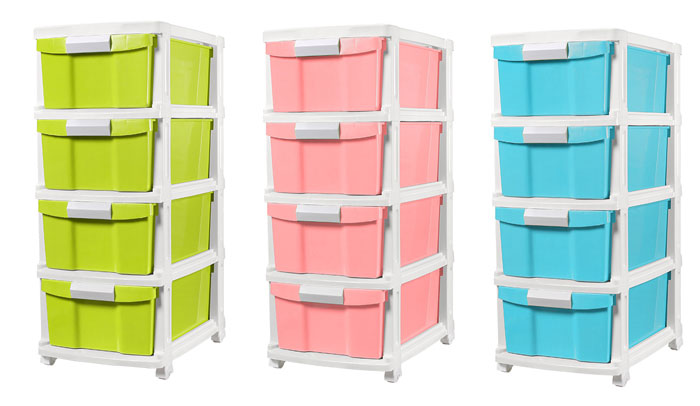 Jcj 4 Tier Drawer Thailand Made - 2524