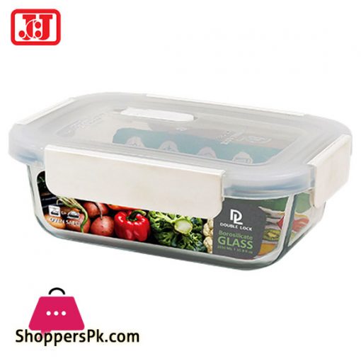 JCJ Double Lock Glass Food Container 1650ml Thailand Made – 1940A