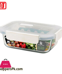 JCJ Double Lock Glass Food Container 750ml Thailand Made – 1938A