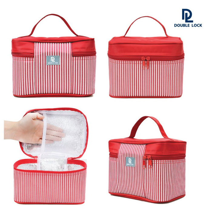 Jcj Double Lock Lunch Box With Bag Thailand Made – 49213