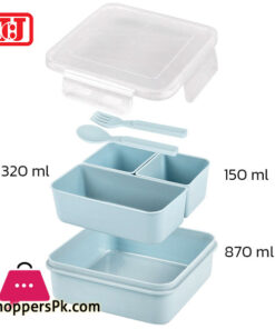 Jcj Lunch Box 3 Compartment Thailand Made – 9323-3 5 Jcj Lunch Box 3 Compartment Thailand Made – 9323-3 - Image 2