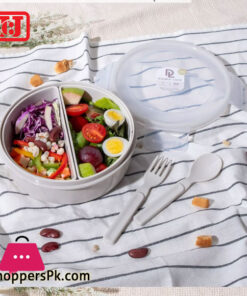 JCJ Lunch Box Round 2 Compartment Thailand Made –  9333-2