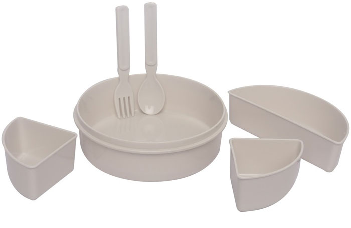 Jcj Lunch Box Round 3 Compartment Thailand Made – 9333-3