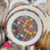 Mandala Pattern Melamine Dinner Plates - Set Of 6
