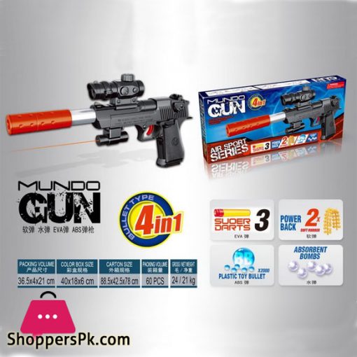 Mundo Air Sport Toy Gun 4 in 1