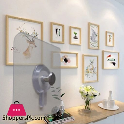 Picture Frame Hole Hanging Wall Paste Hook 6 Pcs Set