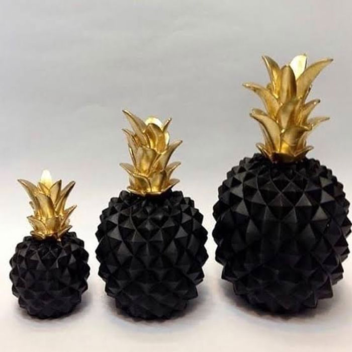 Pineapple Design Decor Three Sets 4 Pineapple Design Decor Three Sets