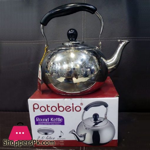 Potobelo Whistleing Round Kettle 2.0 Liter ( Induction Use )