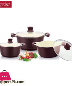 Prestige Heavy Cast Aluminum Ceramic Coating Cookware Set of 6 - 80955