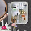 Punch-Free Toilet Shelf Bathroom Wall Toilet Bathroom Wall-Mounted Cosmetic Storage Cabinet