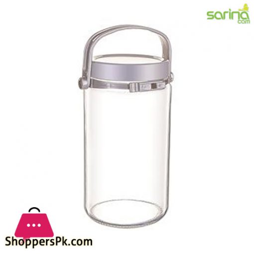 Sarina Glassware Clear Jar with Handle 2000ML - S223 Turkey Made 