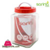 Sarina Glassware Cornered Pantry Jar 2-Liter - S189 Turkey Made