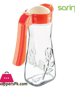 Sarina Glassware Embossed Deniz Jug 1500ML - S123 Turkey Made