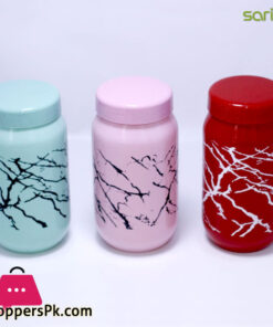 Sarina Glassware Marble Texture Jar 1000ML - S1003 Turkey Made