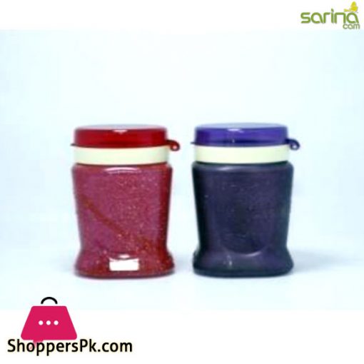 Sarina Glassware Marble Texture Organic Spice Jar 850ML- S1031 Turkey Made
