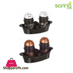 Sarina Glassware Opaque Titanic Salt and Pepper Shakers Set - S929 Turkey Made