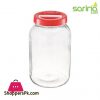 Sarina Glassware Plain Pantry Jar 2-Liter - S181 Turkey Made