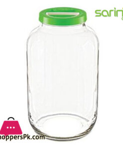 Sarina Glassware Plain Pantry Jar 3-Liter - S182 Turkey Made