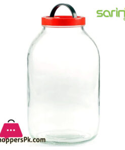 Sarina Glassware Plain Pantry Jar 5-Liter - S183 Turkey Made